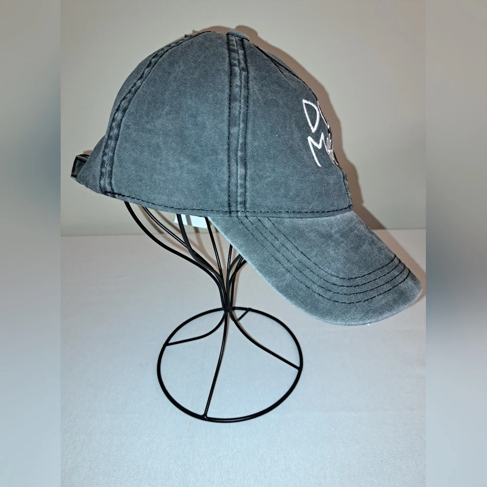David & Young Grey Dog Mom Baseball Cap W/Adjustable Strap For Comfort Sizing - Picture 9 of 9